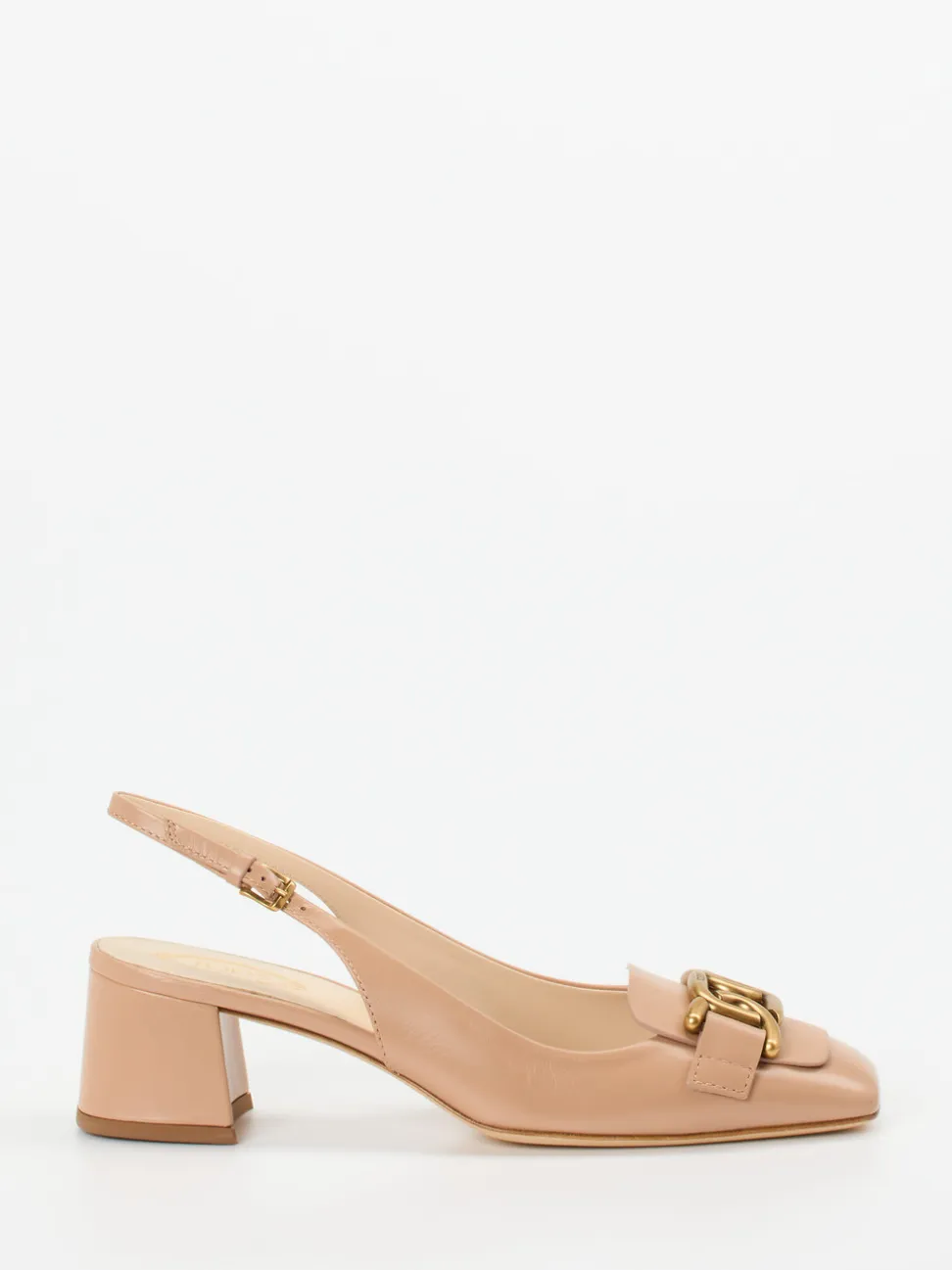 Tod's – Slingback-Pumps aus Kalbleder Nude