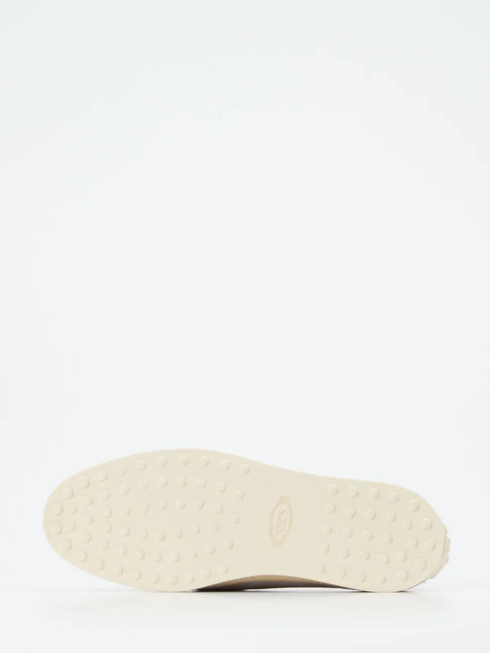 Tod's – Slipper aus Nubukleder mit Bastsohle