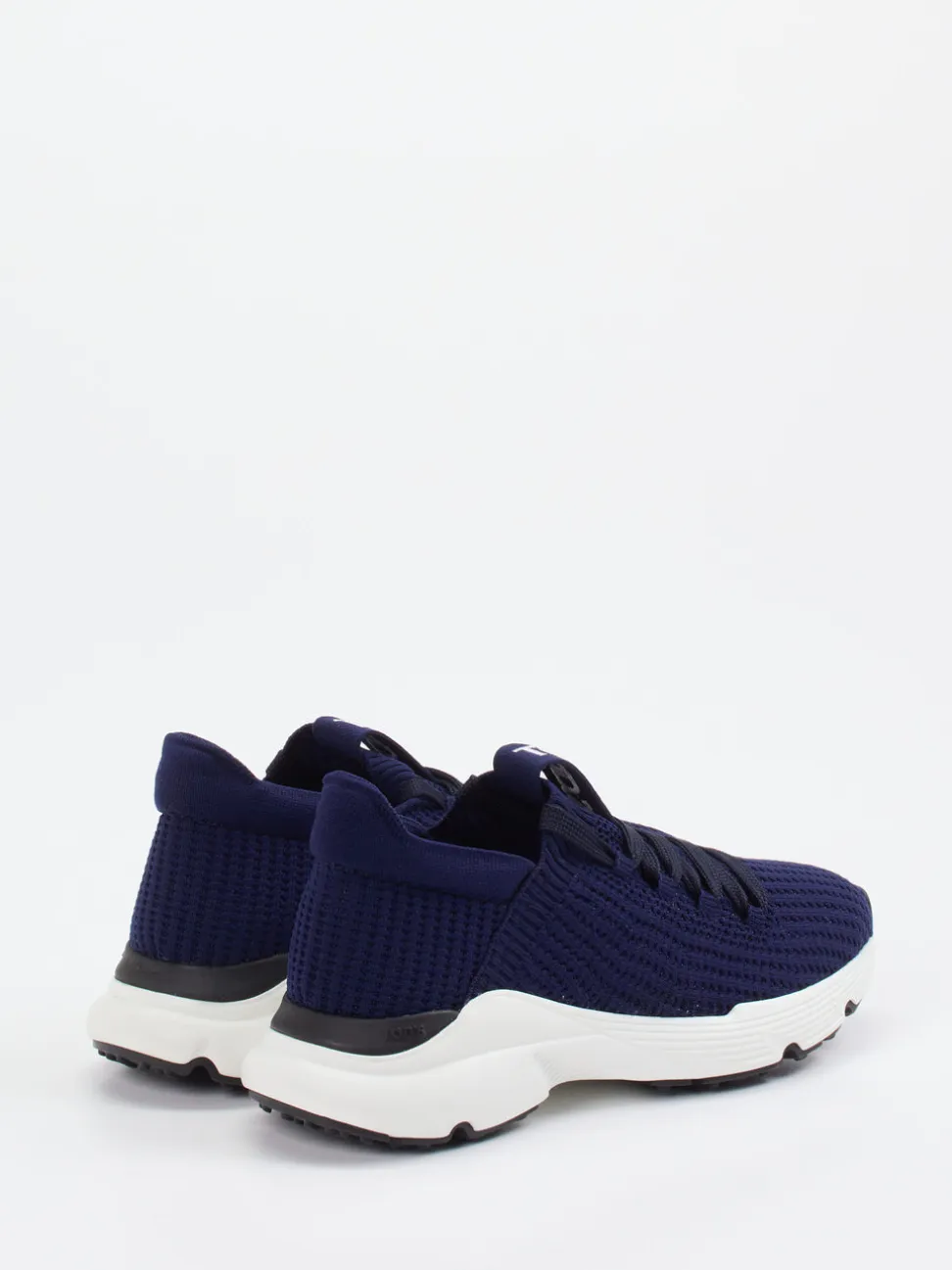 Tod's – Sneaker aus gestricktem Textil in Blau