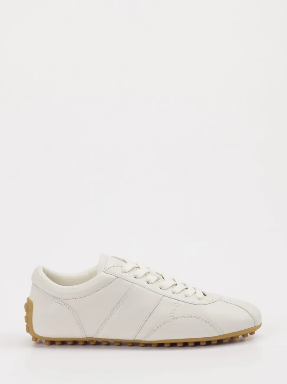 Tod's – Sneaker aus Lammleder in Offwhite