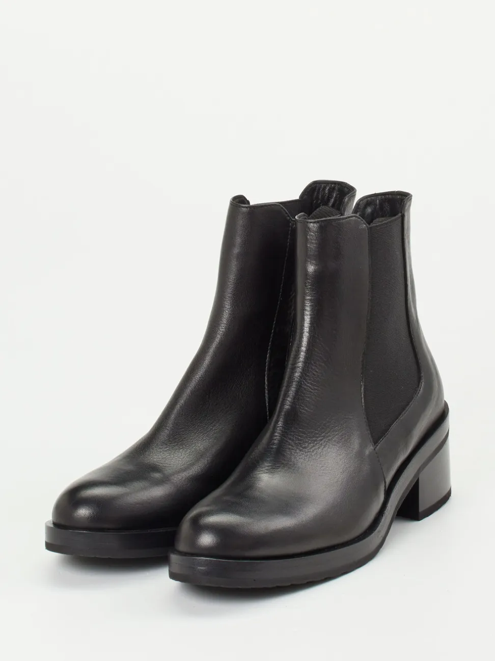 Truman's – Chelsea Boots aus Kalbleder schwarz
