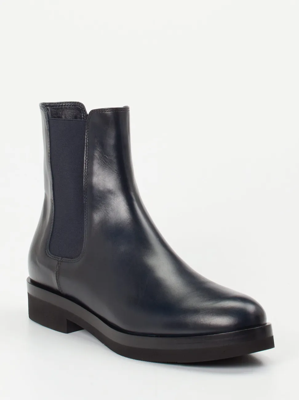 Truman's – Chelsea Boots aus Kalbleder Dunkelblau