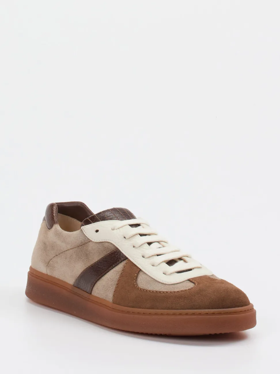 Truman's – Sneaker aus Veloursleder in Braun