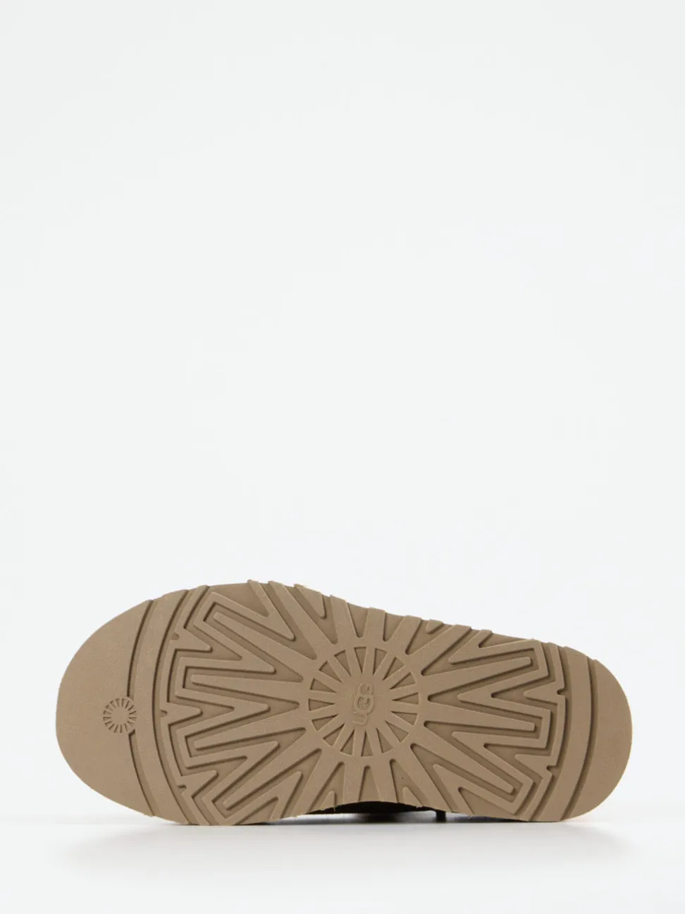 UGG – Plateau-Stiefelette aus Veloursleder Karamell