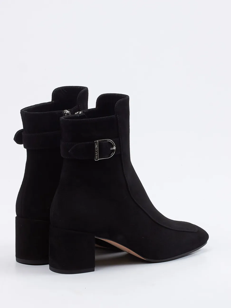 Unützer – Stiefelette aus Veloursleder Schwarz