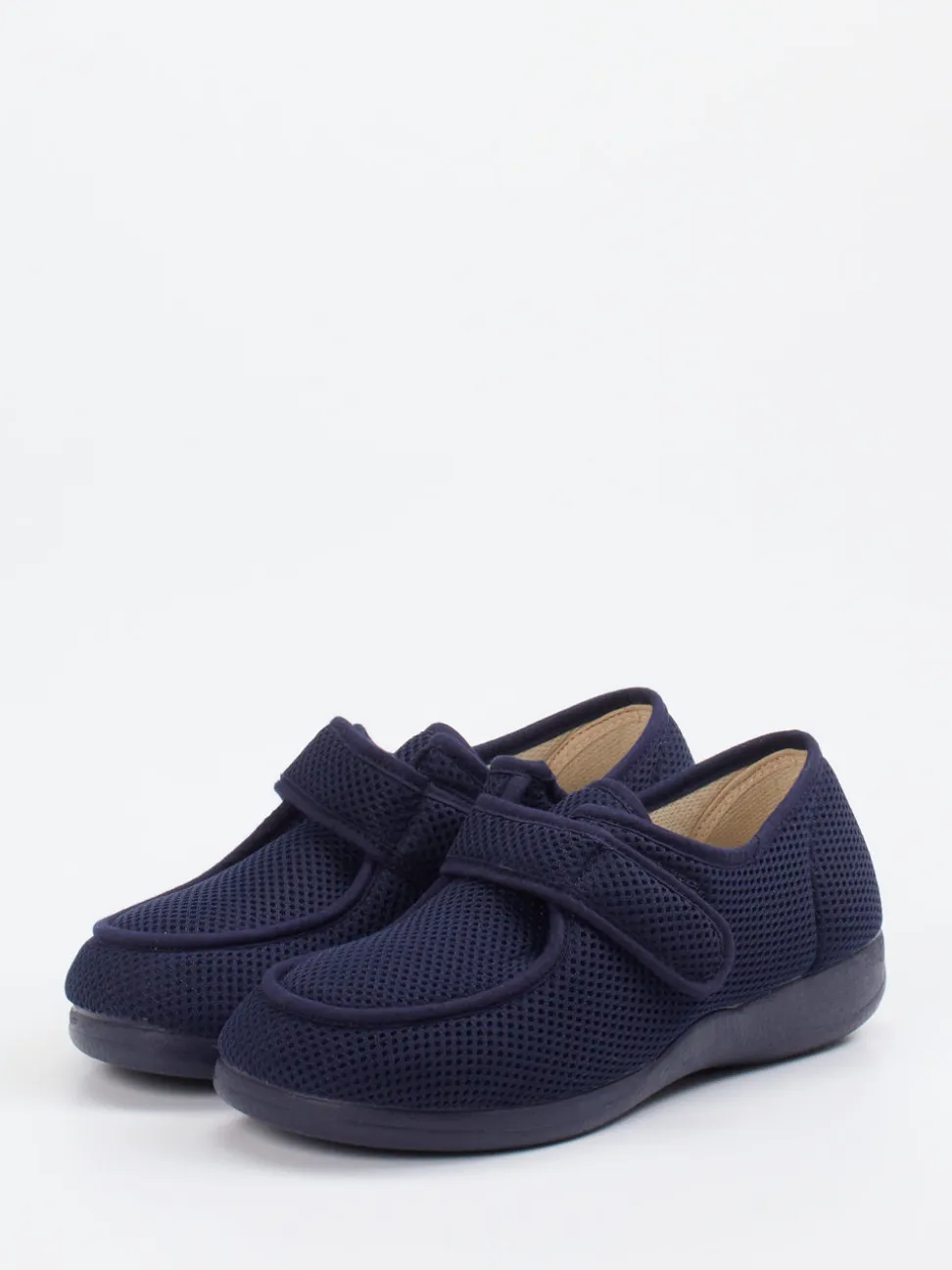 Varomed – Hausschuh aus Textil in Dunkelblau