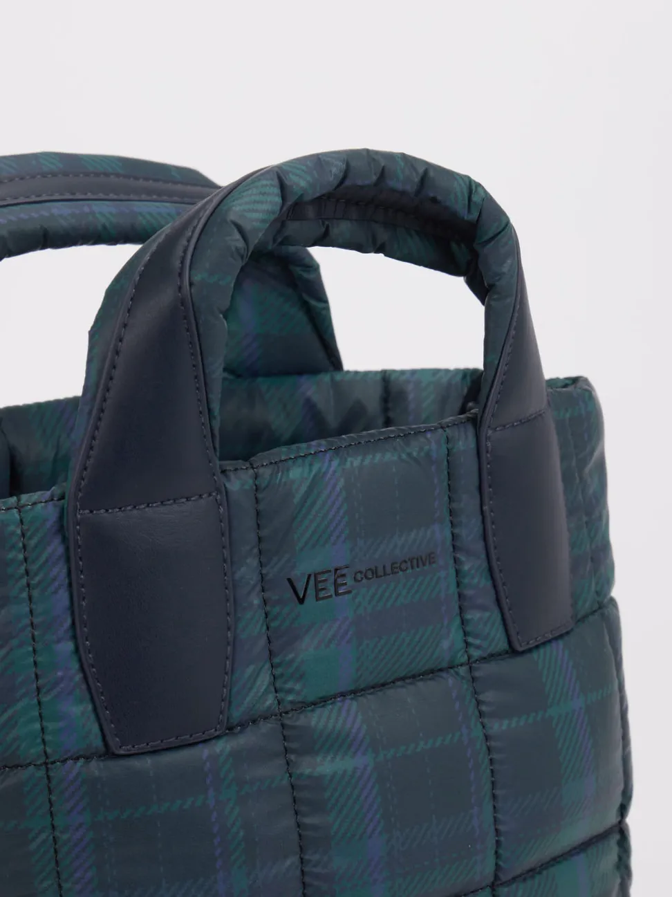 VeeCollective Berlin – Mini Tote Bag aus Nylon dunkelgrün