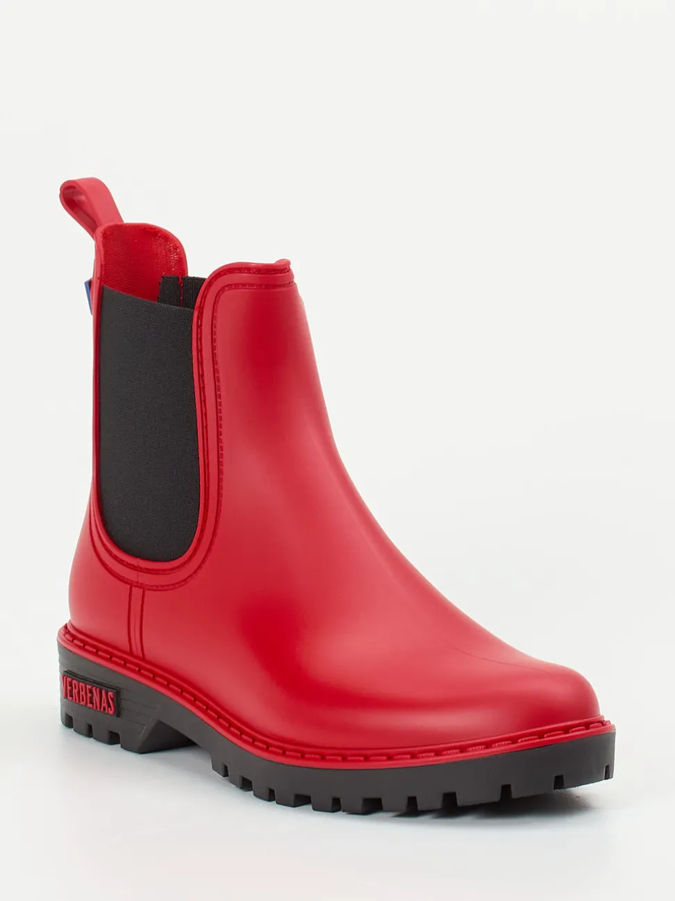 Verbenas – Chelsea Boots aus Synthetik in Signalrot