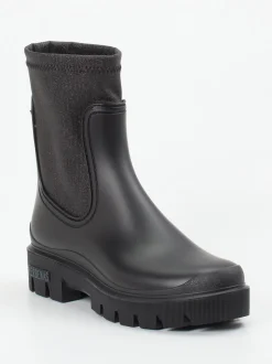 Verbenas – Gummistiefeletten aus Synthetik schwarz