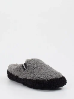 Verbenas – Pantoffeln aus Textil in Grau