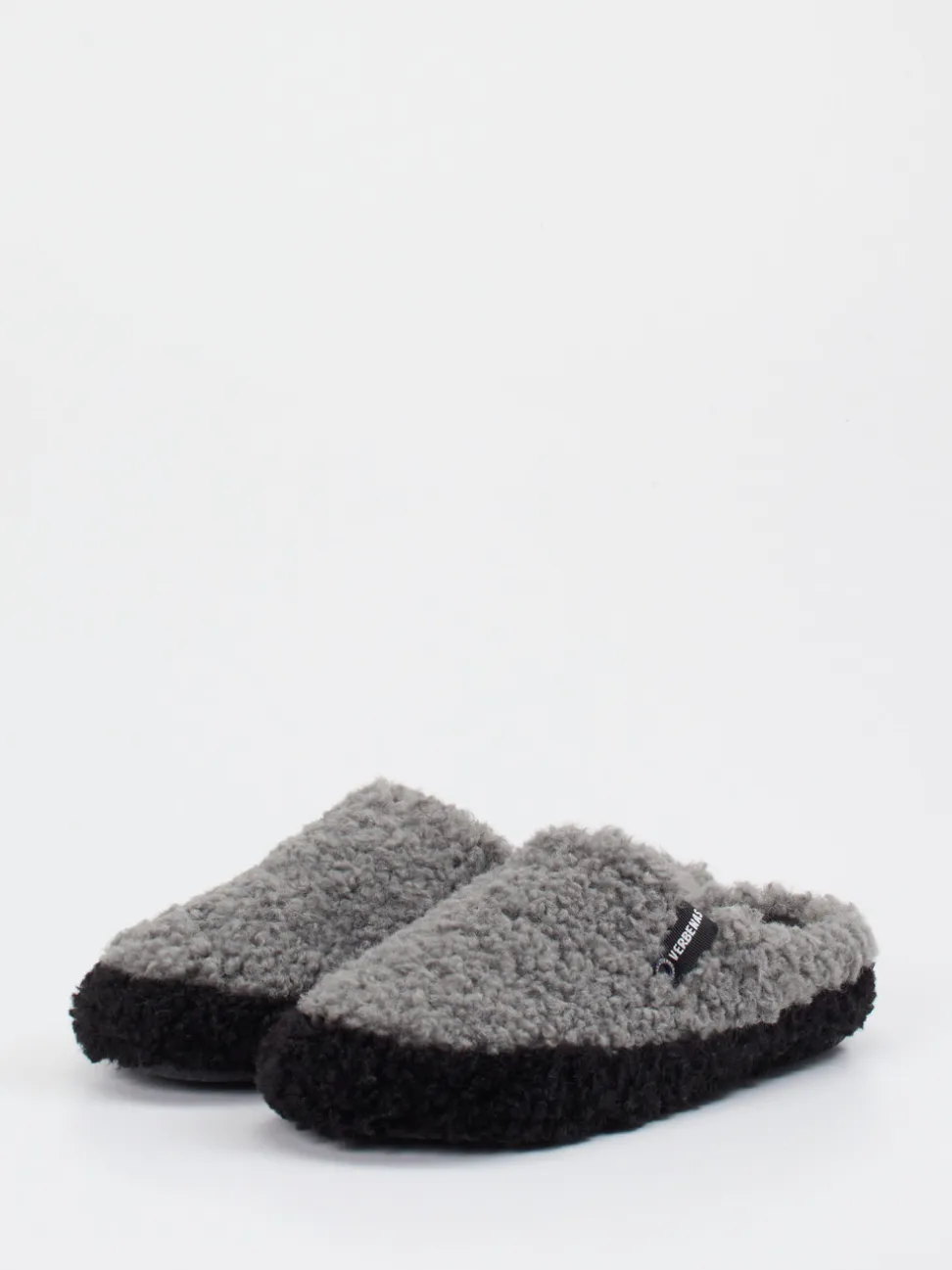 Verbenas – Pantoffeln aus Textil in Grau