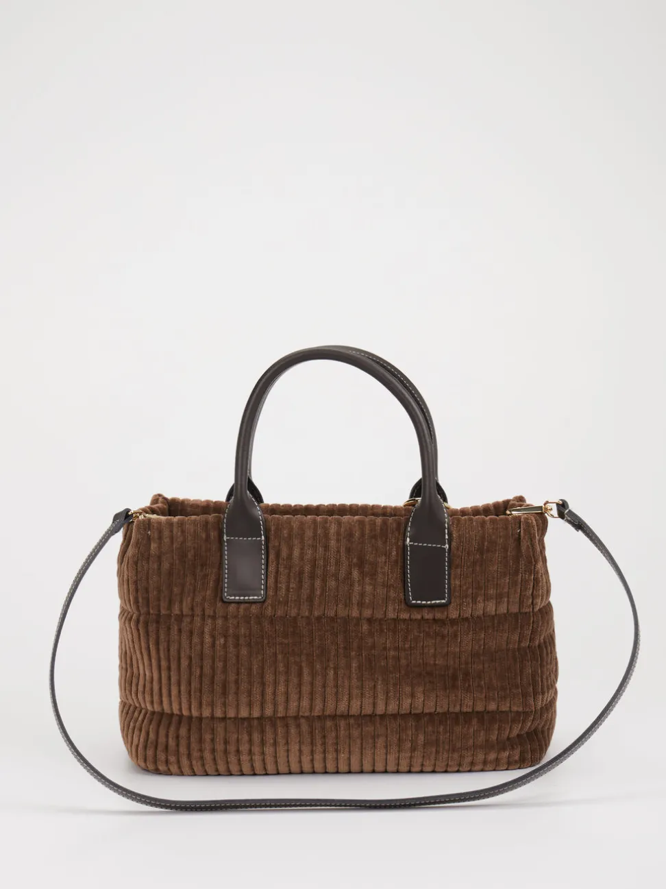 Viamailbag – Shopper Bag aus Textil in Braun