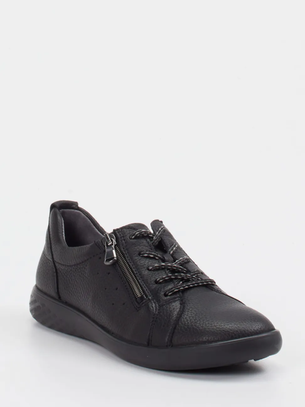 Waldläufer – Schnürschuhe aus Kalbleder schwarz