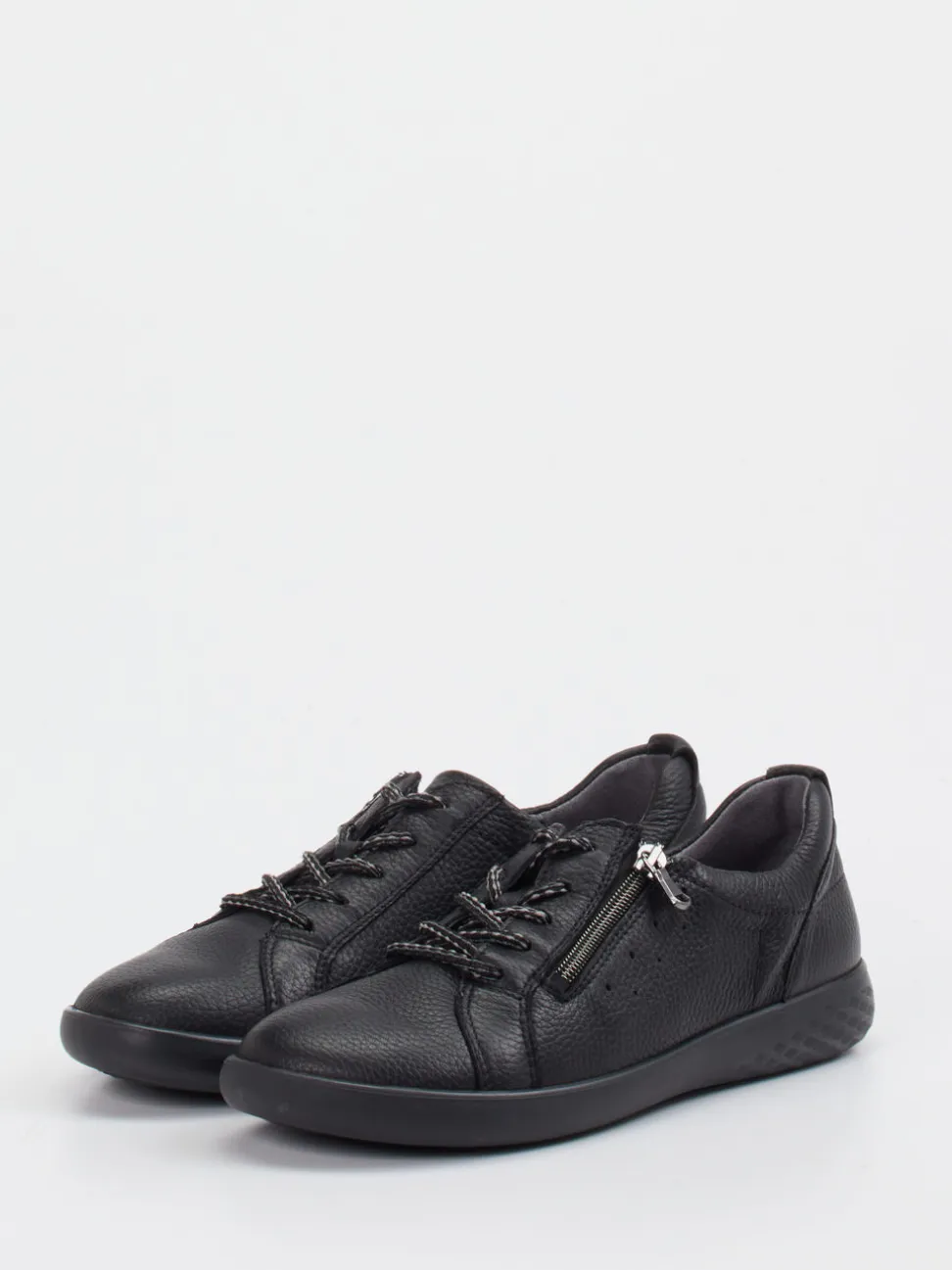 Waldläufer – Schnürschuhe aus Kalbleder schwarz