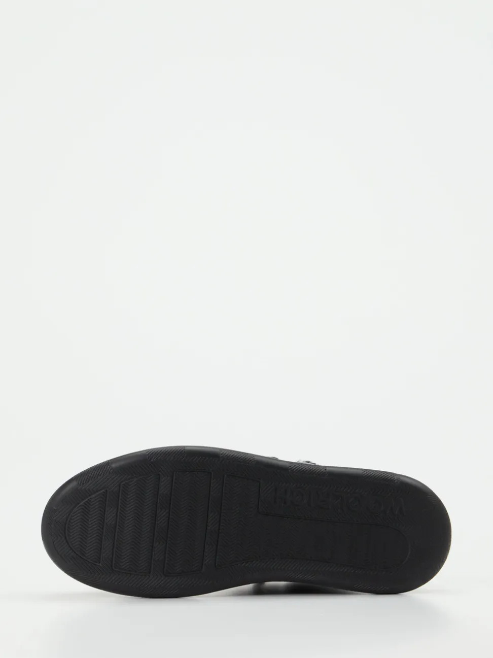 Woolrich – Schnürboots aus Hochglanzleder schwarz