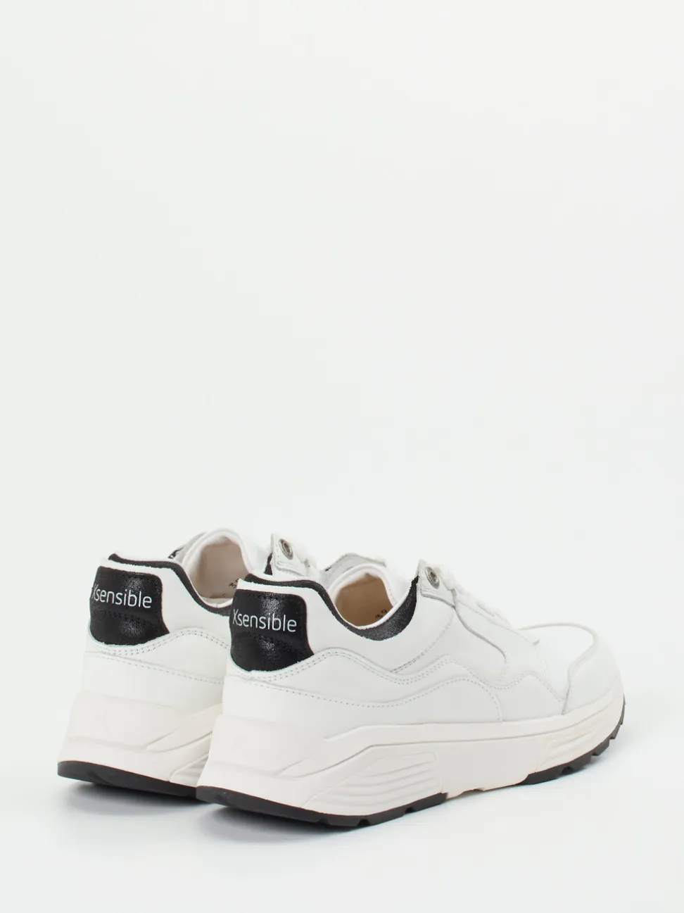 Xsensible – Chunky Sneaker aus Kalbleder Weiß