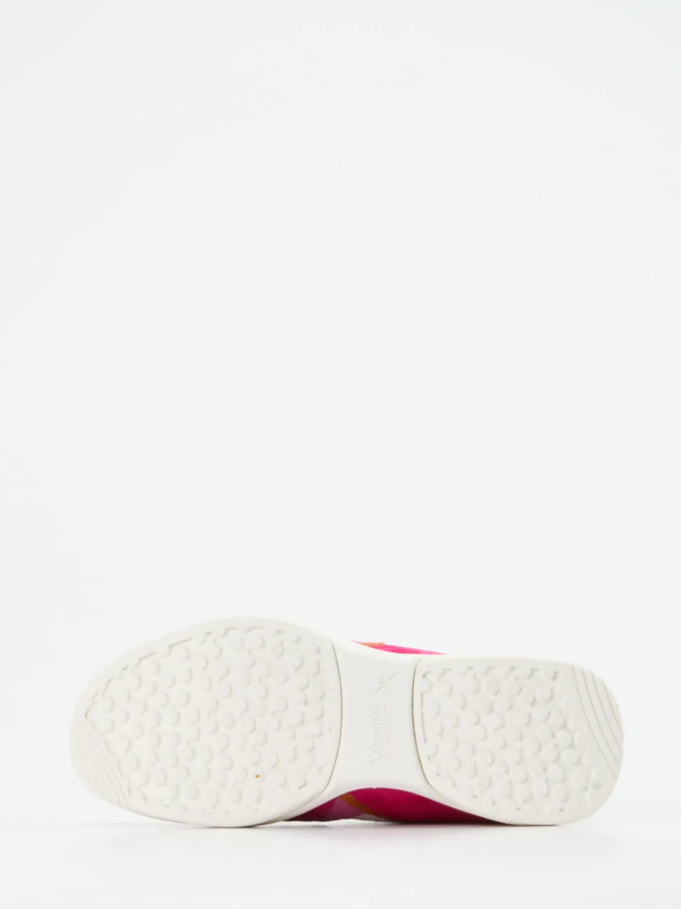 Xsensible – Chunky Sneaker aus Velour/Leder in Pink